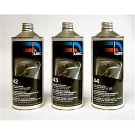 U.S. Chemical & Plastics U. S. Chemical and Plastics 43-4 Med Act Glamour Clear 4.2Voc USC-43-4